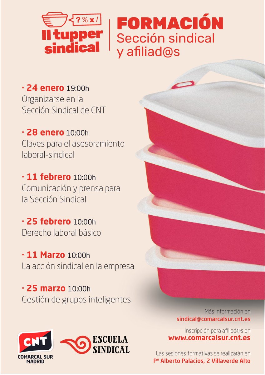 CNT Comarcal Sur Madrid tweet media