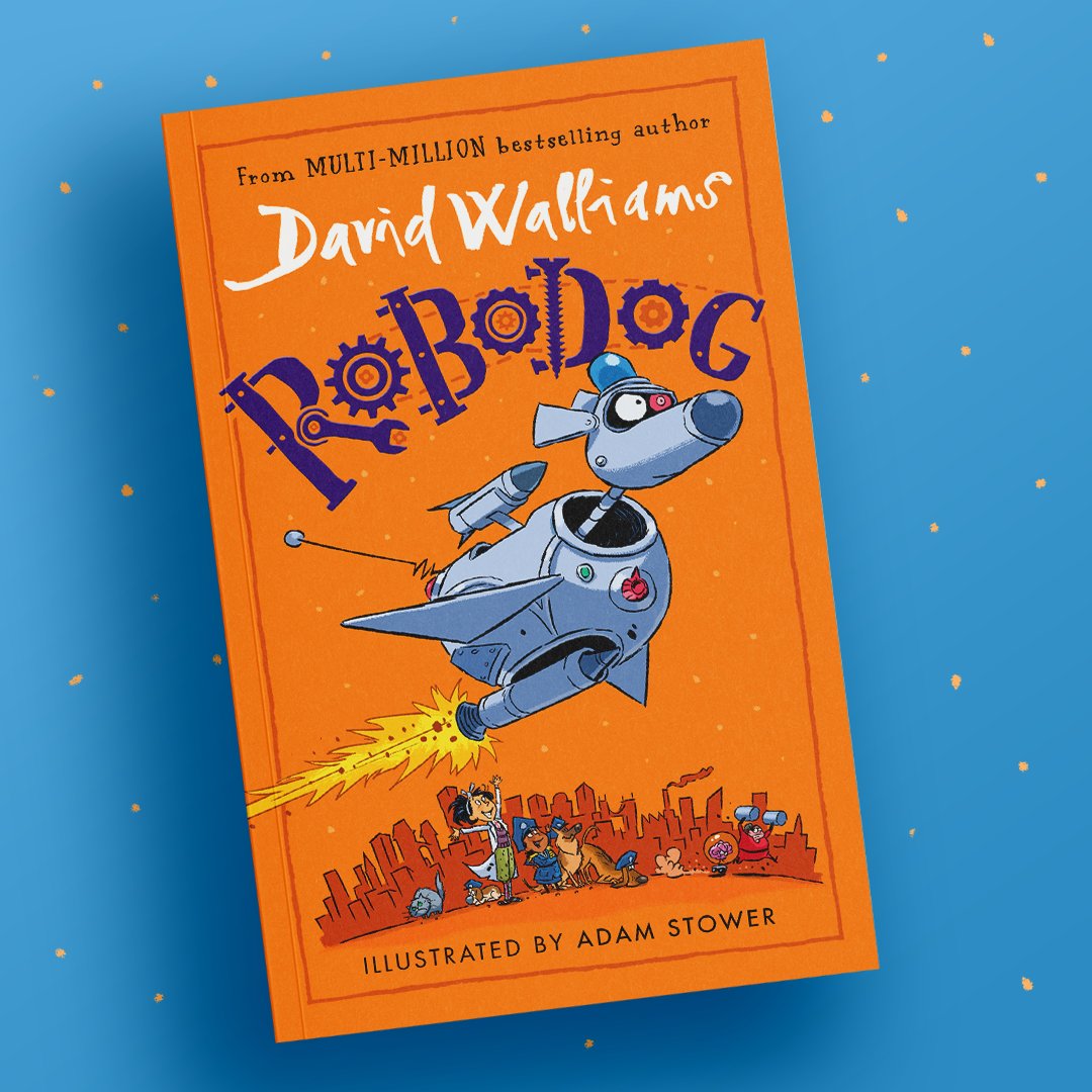 HarperCollinsCh's tweet image. Meet Robodog, the future of crime fighting! 🐶🤖
He’s the newest recruit at Police Dog School and SUPERCHARGED FOR ADVENTURE! 
@davidwalliams’ brand new book #ROBODOG is out 30th March, illustrated by @Adam_Stower. Pre-order now! bit.ly/RobodogHB