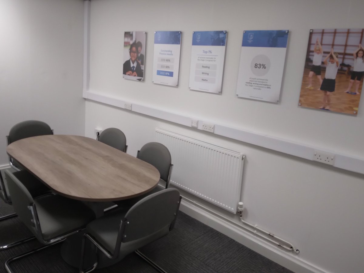 carletonparksch's tweet photo. Mr Ayre is pleased to share Carleton Park's new meeting room! #BETHEBESTYOUCANBE #Excellence #Top1Percent #83Percent #Phonicsoutcomes @PontefractAT https://t.co/5e8VaVS2qI