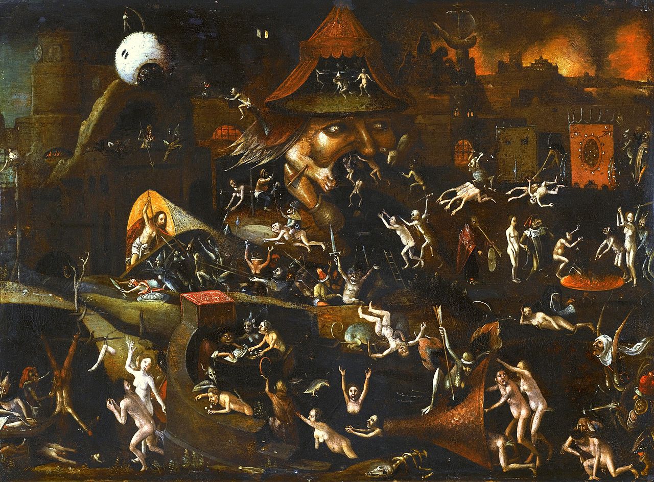 6. The Harrowing of Hell by a follower of Hieronymus Bosch (c.1500)