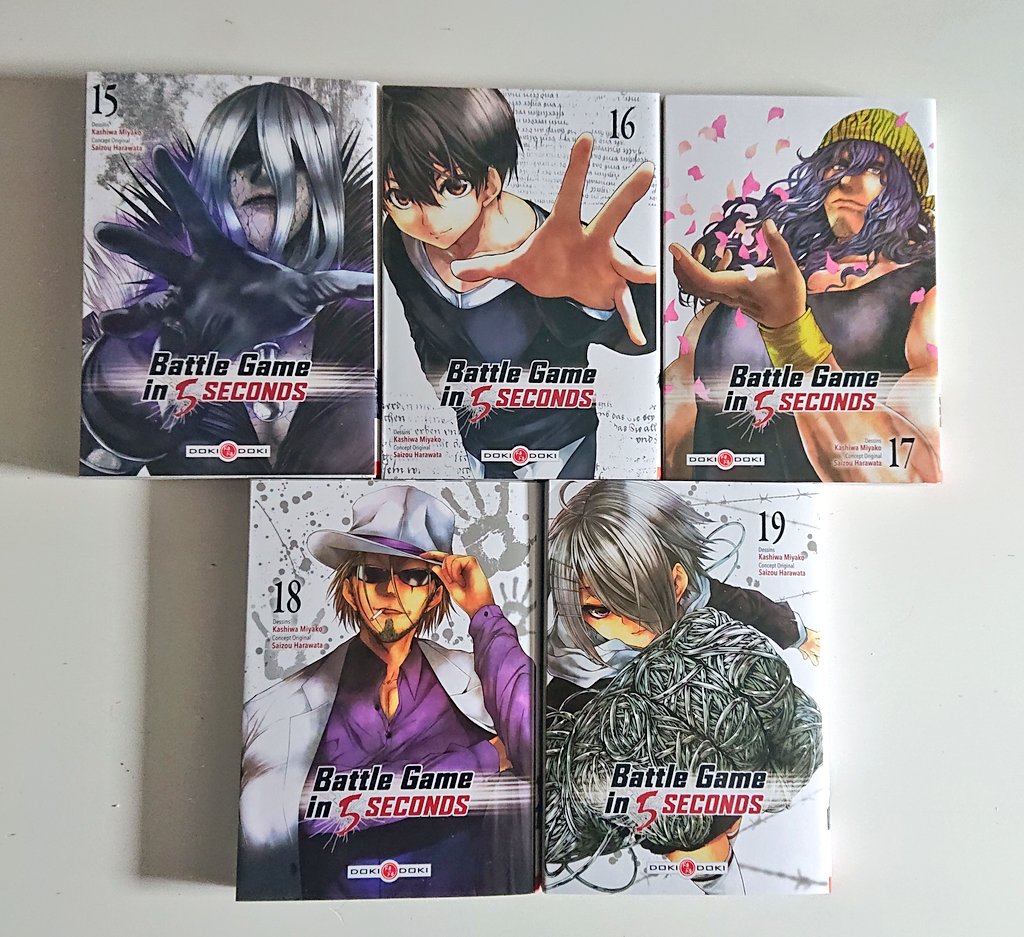 Naka_manga's tweet photo. Est-ce qu'il n'est pas l'heure de rattraper mon retard sur #BattleGameIn5Seconds chez @dokidoki_manga ?? 🤔
Pour rappel le manga de @saizouharawata @miyakokasiwa est toujours en cours avec 21 tomes au 🇯🇵. Le 20eme opus est prévu en mars en 🇫🇷. 😉 https://t.co/jY6DOG4RYV