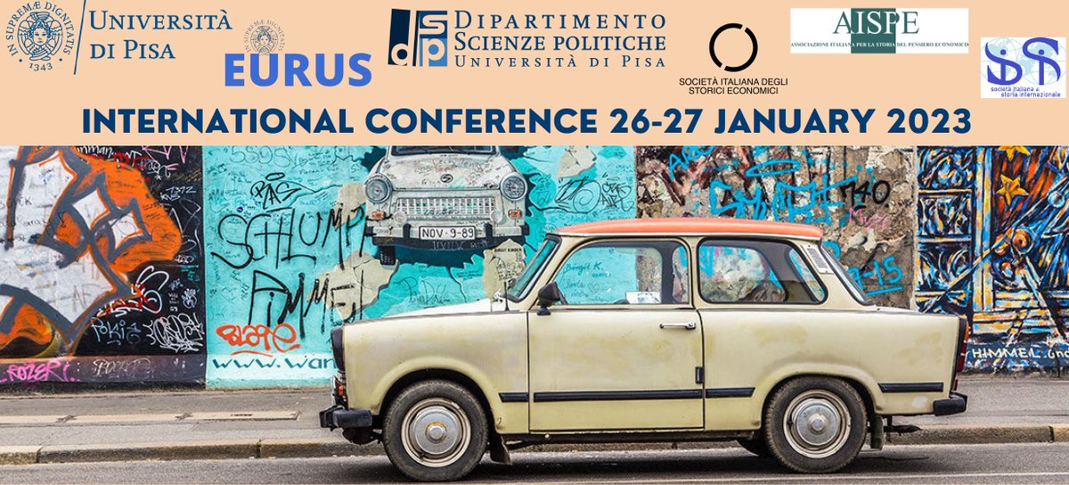 DspUnipi's tweet photo. Convegno internazionale: "Ten Years of Hopes for a New Europe: Moscow and Brussels from 1985 to 1994" - 26 e 27 gennaio 2023
https://t.co/kBhLNzVpPq https://t.co/Bc2pWuCm6F