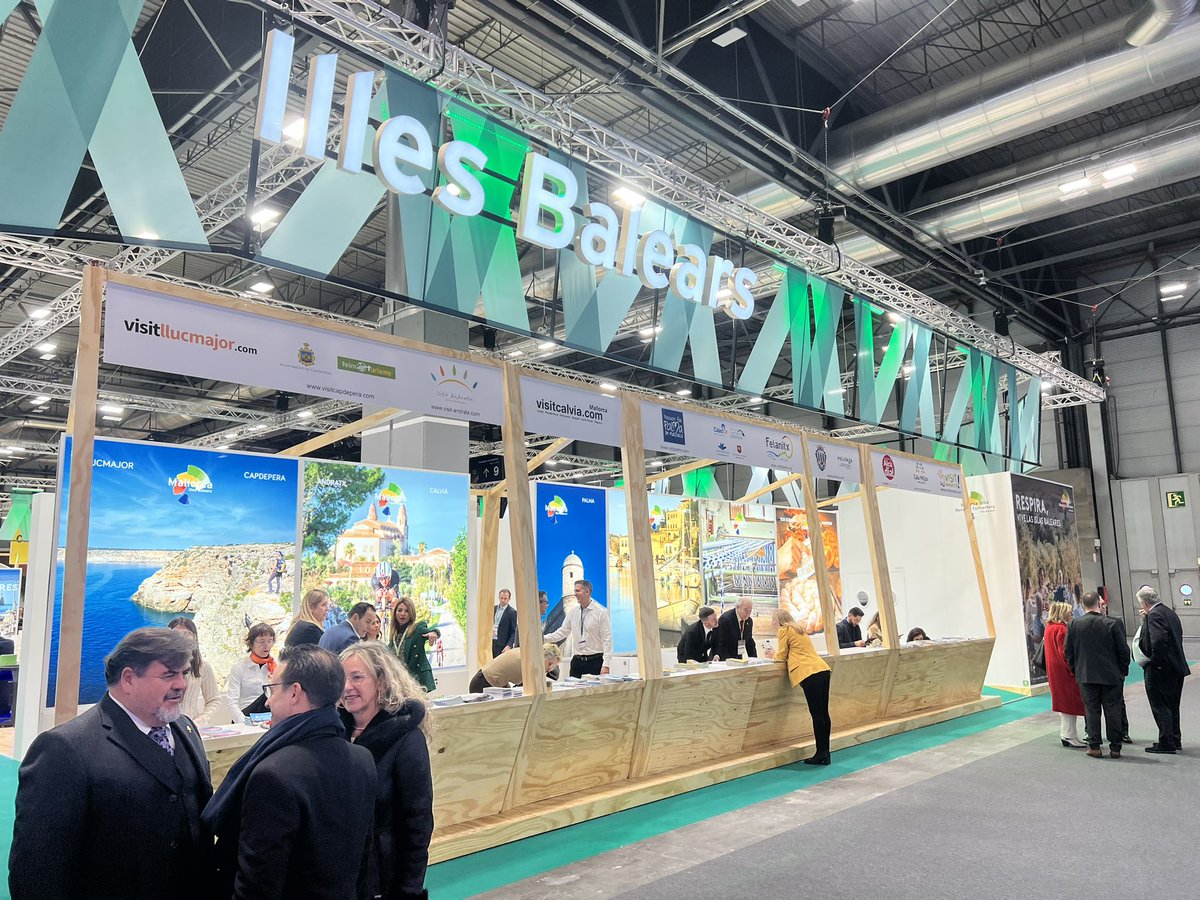 hostelmedia's tweet photo. Stand de #IllesBalears @fitur_madrid 🙌🏽 https://t.co/RLI1XRrEE5