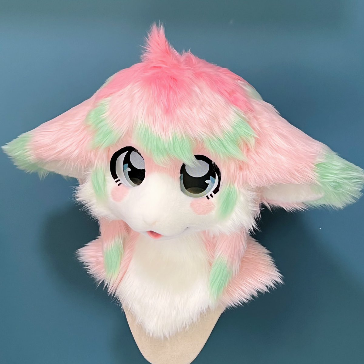 fishmimi_'s tweet image. 🍧Commissioning completed🍨

🍓1/2🍓Strawberry Tangyuan 
 #Fursuit #pumpkinvogel