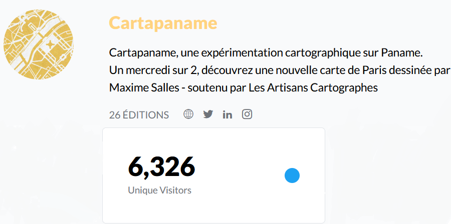 Artisans_Cartos's tweet photo. #GetRevue, la plateforme de newsletters de Twitter, ferme aujourd'hui.
Vous avez été plus de 6 000 à lire cette newsletter. Merci !🥰
L'aventure va continuer sur une autre plateforme ... info à venir prochainement. https://t.co/0wCjRjp43u