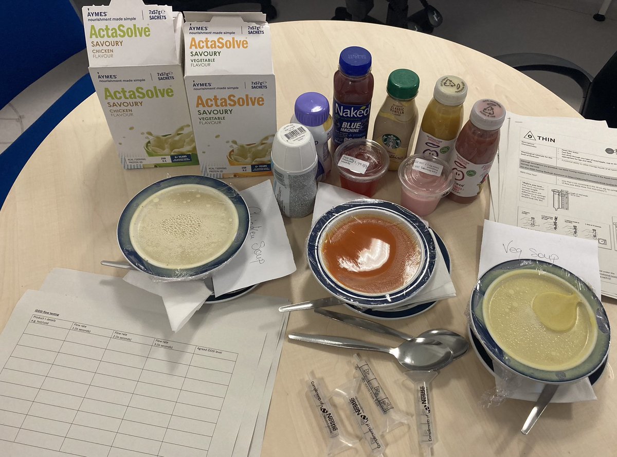 BHRUT_SLT's tweet photo. Successful session flow testing new soups and supplements for adults and paeds 👏🏼👏🏼 @ekmslt @DanniJRiley @KerryK_SLT  @BHRUT_Therapies #mySLTday https://t.co/rk69IT6utZ