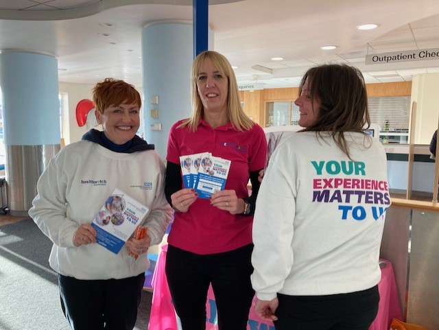Form 10am - 12 noon today, our Engagement Team will be in the Outpatient Department of Sunderland Royal Hospital speaking to patients and getting their feedback on the service they receive in the department.

If you are there, come to see us!

<a href="/STSFTrust/">South Tyneside and Sunderland NHS Foundation Trust</a>