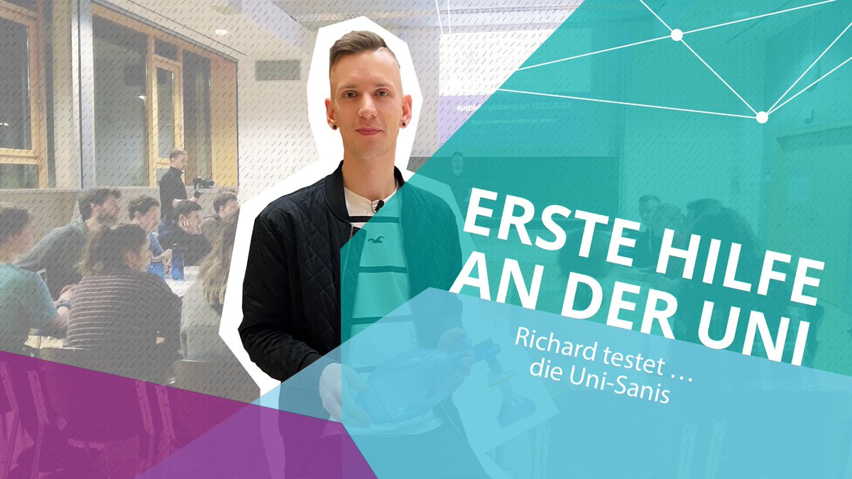 tudresden_de's tweet photo. Beim Studentischen Sanitätsdienst der #TUDresden retten Studis ehrenamtlich Leben! 🚨 Unser Moderator ist in der neuen Folge »Richard testet…« bei einem Weiterbildungsangebot der Gruppe dabei und lernt die wichtigsten Handgriffe der Ersten Hilfe ➡️ https://t.co/bMsVQ985sq https://t.co/NfSZm74vey