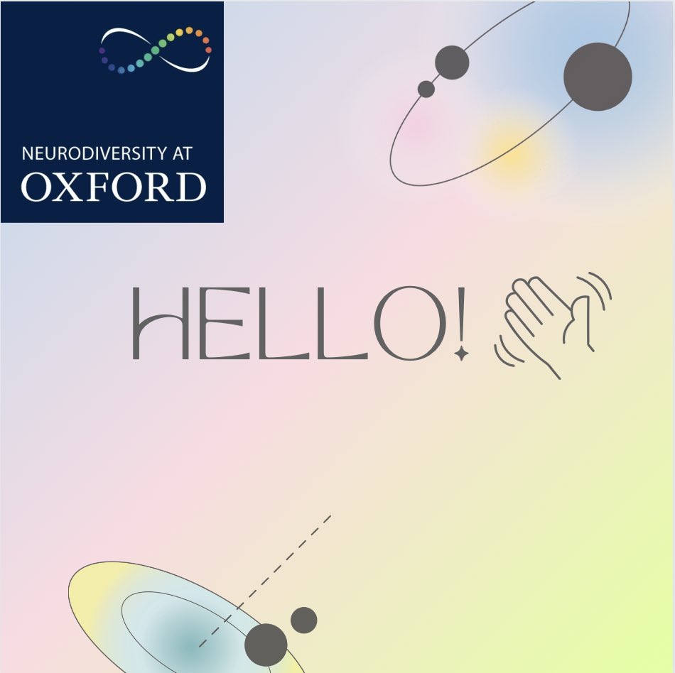 Hello friends!👋 A quick start-of-term PSA - we are now on INSTAGRAM! 📸 Please give us a follow at instagram.com/neurodiverseox 🎊 

Let us know any event ideas and/or recommendations you have for us as we continue to grow together. Our community is our strength 💗 #neurodiversity