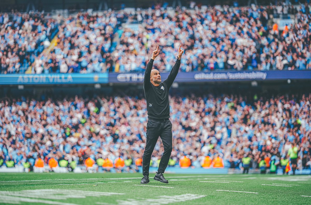 ManCity's tweet photo. Wishing a very happy birthday to our boss, @PepTeam! 💙 https://t.co/Y5EbUQXrrO