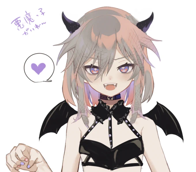 悪魔っ子概念自分で加筆した 
