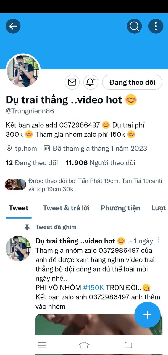 MinhLy20051's tweet photo. Phốt @Trungnienn86 mik mới vừa bị lừa từ twitter của a này cọc 150k trước để dụ trai nhận video clip, dụ thành công r gái bên ảnh kêu đưa thêm 100k, r lại kêu thêm 50k tổng là 300k.Gái bên ảnh ko gửi clip, ảnh cx chặn mik lun ,chán thiệt sự https://t.co/n4NLABLZ6R