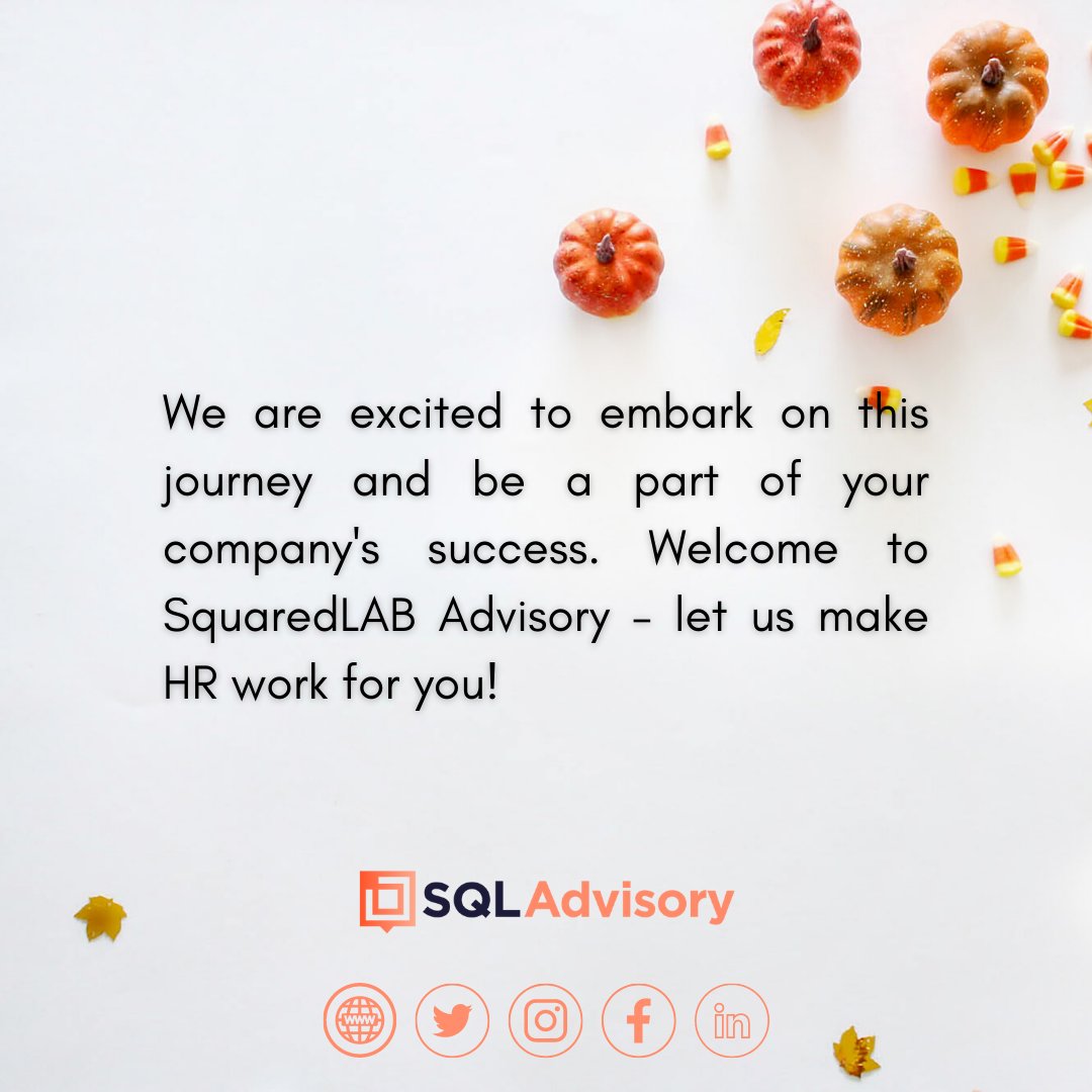 SquaredLAB Advisory Services is here to revolutionize HR solutions.

 Join us on this journey and let's make 2023 a success!

 #SquaredLABAdvisoryServices #NewBrand #HRinnovations'