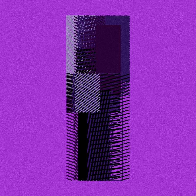 wingism's tweet photo. 27/100 Before the new @artblocks_io releasing 'Harvest' by @perkwerk_, I would love to show off my purple 'Skravert' - a collection I keep returning to and collecting. https://t.co/0UOdzP2wmT