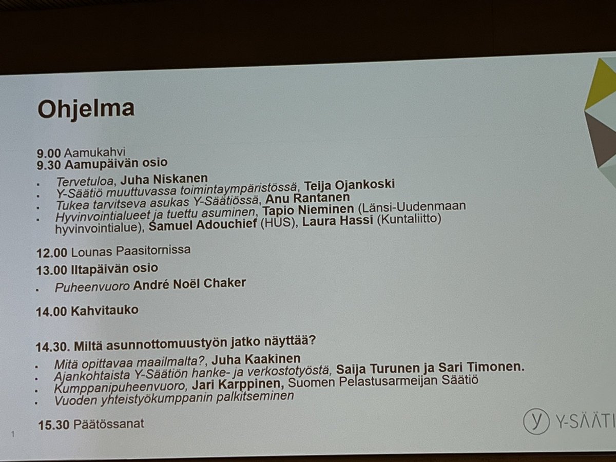 LeenaLehtonen5's tweet photo. Y-päivässä Länsi-Uudenmaan sos.palveluiden linjajohtaja Tapio Nieminen kertoo Espoon asunnottomuusohjelman naiserityisestä työstä; yhteistyö väkivaltatyön kanssa on vähentänyt naisten asunnottomuutta. #naiserityisyys #ysaatio #suurhelsinginvalkonauha https://t.co/L1lpma4yzZ