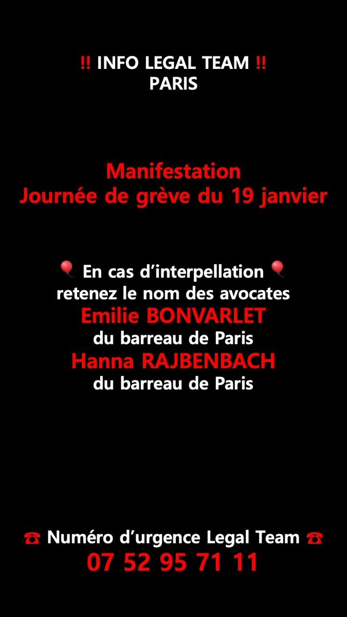 n_gaham's tweet photo. Legal team Paris 
07 52 95 71 11 https://t.co/awgrCBkU8p