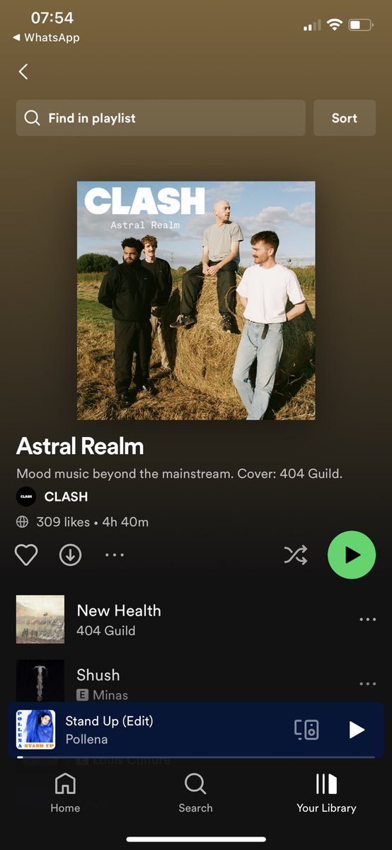 Big up @ClashMagazine for including ‘Away’ with @pollenamusic on 2 of their playlists Next Wave and Astral Realm. 🪐 🪐🪐 Have always really rated Clash. Means a lot. @kitsune // @nearfuture__