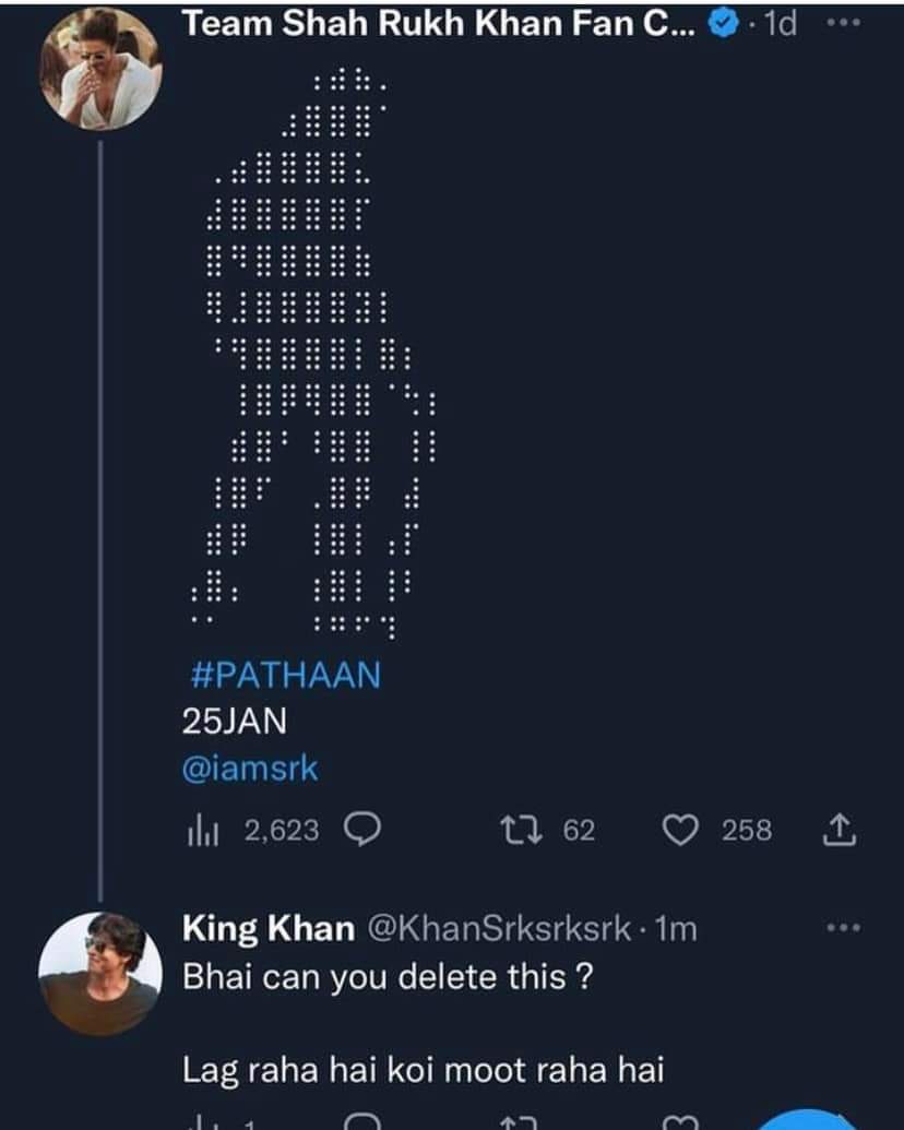 karanrajput92's tweet photo. @iamanjali16 Pathan 😂 https://t.co/qmVsLYzbjc