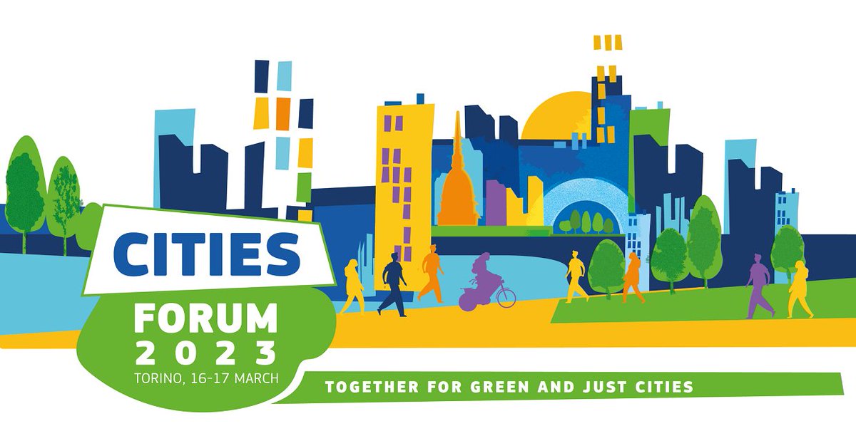 Registrations for the #CitiesForum 2023 are now open!

🗓 16 - 17 March, Torino 🇮🇹

🏙️Workshops and debates on #SustainableUrbanDevlopment, green and just transition for #EUcities. 

📝👉citiesforum2023.eu