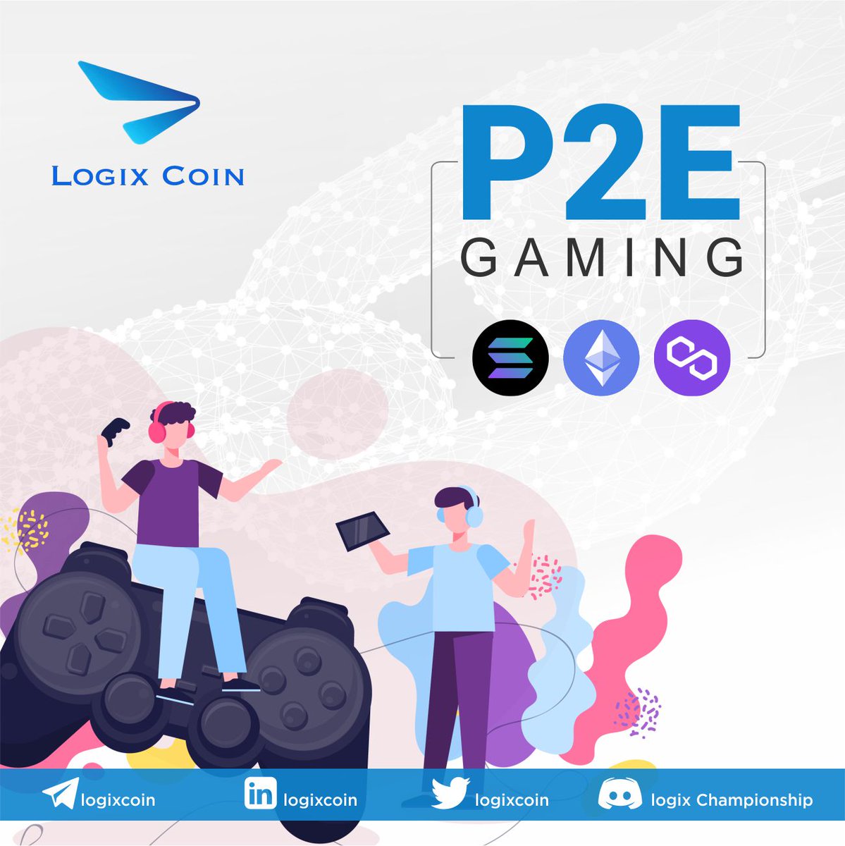 LogixCoin's tweet photo. Have you heard about #Cryptocurrency &amp; #P2E #PlayToEarn gaming? 🤓

 It's a way to earn rewards while playing your favourite games! 🎮 

So, if you’re looking for the perfect combination of gaming and cryptocurrency, P2E #gaming is the way to go! 🤩 https://t.co/fg76r9sd9A