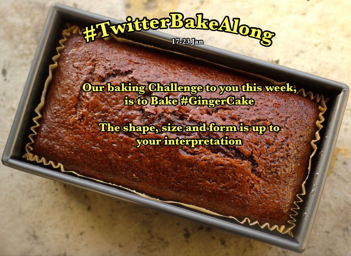FirstTMaster's tweet image. #TwitterBakeAlong
This week, the baking challenge to you, is to bake #GingerCake 
You can bake it however you like, size form etc is entirely up to you. 
As always - Please remember your dated notes. 
@Rob_C_Allen
@thebakingnanna1