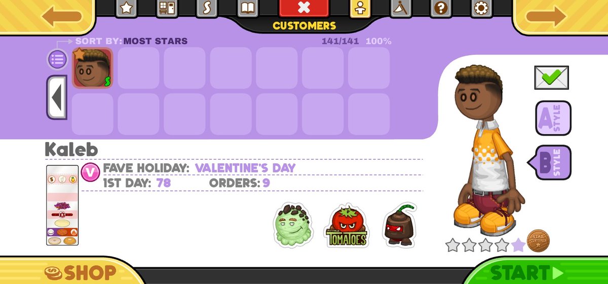lizlisica's tweet photo. All silver customers in Papa's Cluckeria To Go!

Right now I only collected 55/141 gold customers. I still have to reach gold star on 86 more customers to fully complete this game

#Cluckeria #PapaLouie #Flipline #FliplineStudios https://t.co/k8oLuzM9QU