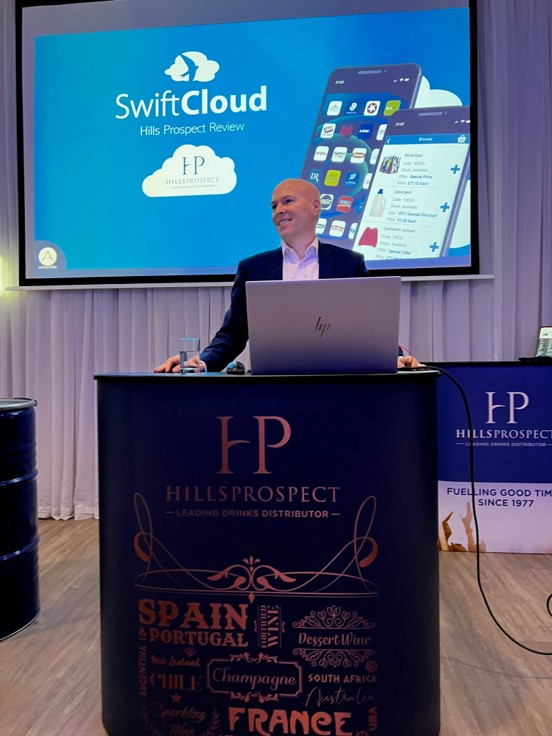 SwiftCloud's tweet image. A fantastic and insightful event and a wonderful time had by all. We are incredibly proud that SwiftCloud is a resounding success for your business, thank you @HillsProspect for having us.