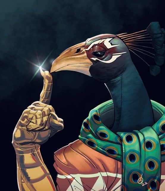 Solarconflict's tweet photo. I drew a "furry" thing. If ever I got into the furry world, this would be my character. The mechanics would probably be like operating the Big Bird suit. https://t.co/FqutLwybeF