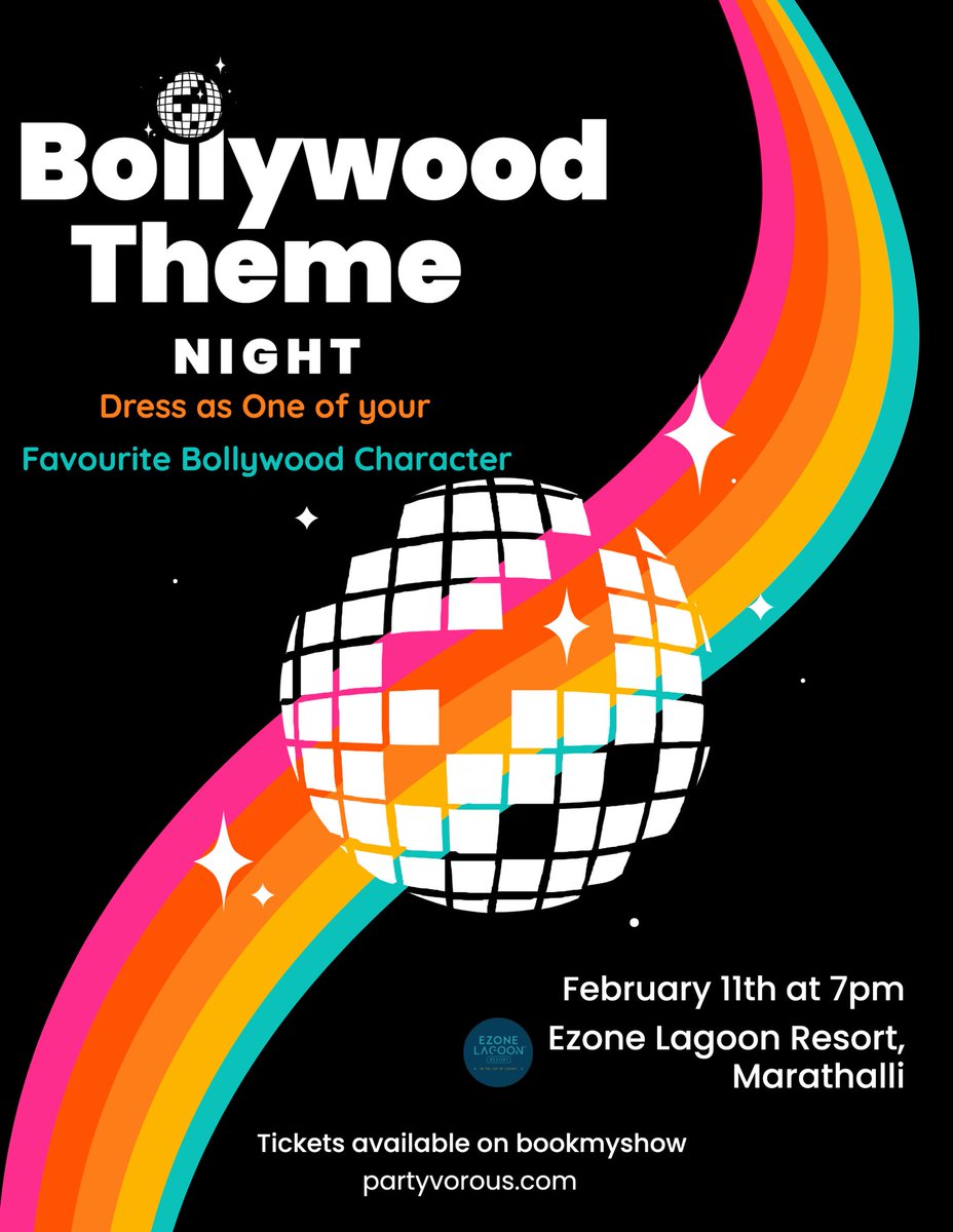 Have you booked your tickets yet? Early bird ends sooon!

#Bangalore #Bollywood