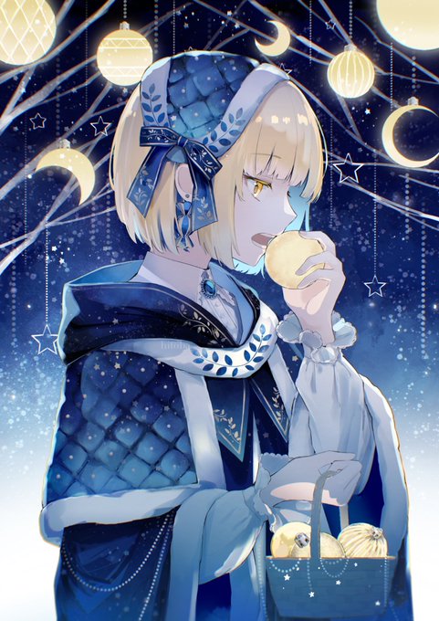 「blue cloak hood」 illustration images(Latest)