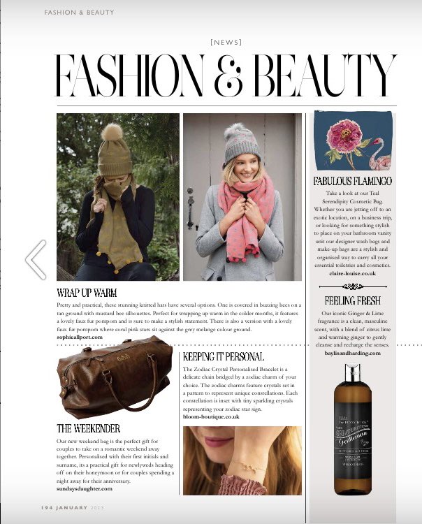 ClaireLouiseH's tweet photo. Thank you to journalist, Lisa Wade and Press Loft for featuring our ‘Teal Serendipity Cosmetic Bag’ in LIFE Magazines.
https://t.co/O5VaTrHbjl
#lifemagazine #ChelseaLife #wheninLondon #presscoverage #bags #thankyou #Londonmagazines https://t.co/inH1vUeMgn