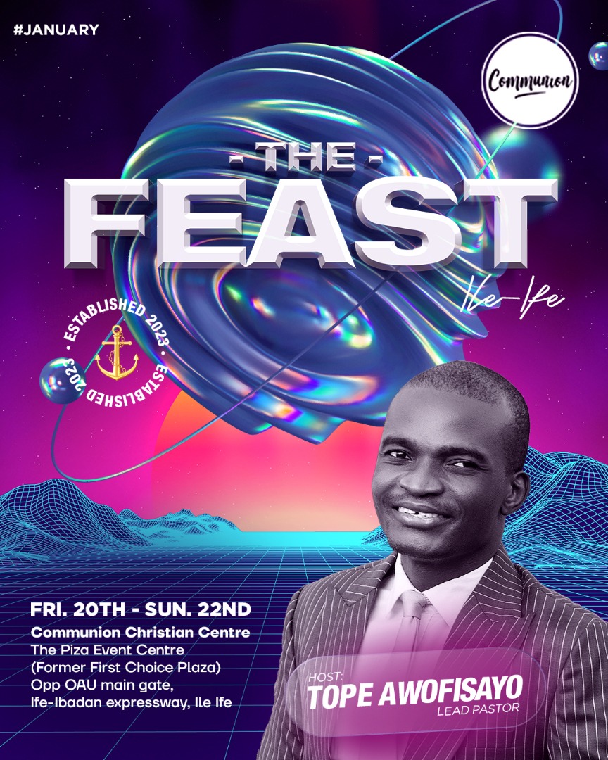 God has prepared a feast for us at Ile-ife. It's an open party for as many that are ready to eat and be drunken with wine.
In Nigeria, what makes a good host is that there is abundance of food and plenty of drinks to eat and take home. God is the best host and He's ready for us.