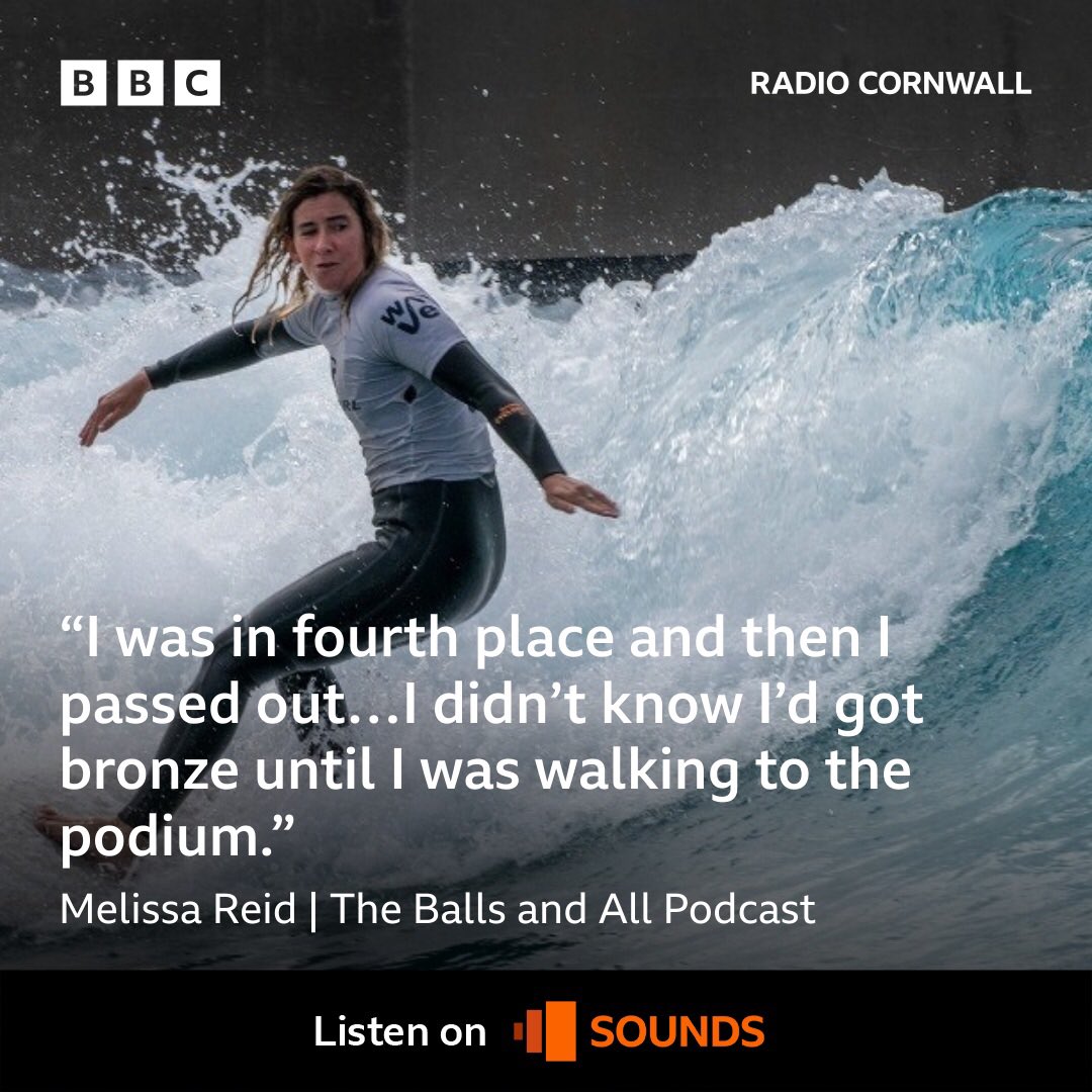 New podcast ep out and it’s a goodun’ as we speak to Paralympic bronze medalist and 3x surfing world champ <a href="/ReidMelissa/">Melissa Reid</a> 
We talk surprise medals in the triathlon in Rio, surfing ducks get a mention and a whole lot more 🦆 Listen wherever you get your pods 
bbc.co.uk/sounds/play/p0…