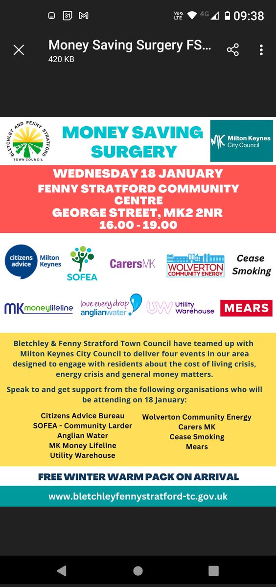 Looking forward to attending today. @BFSTownCouncil