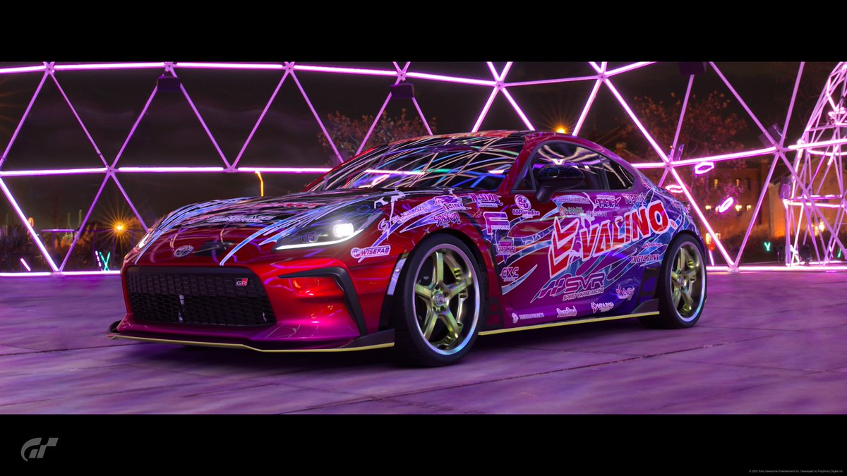 GT7で中村直樹選手の 「VALINO×N-Style SilkBlazeSports N-Style GR86