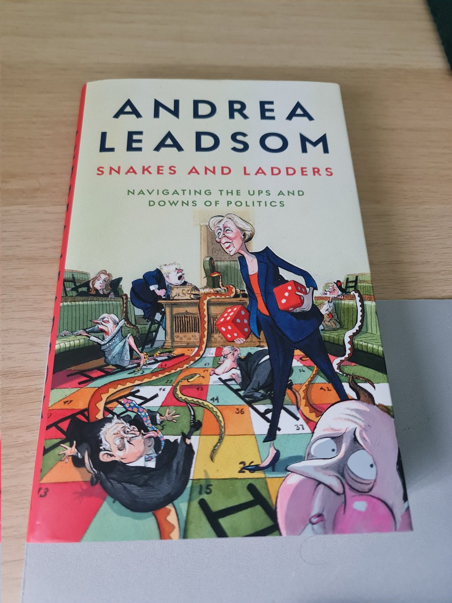 I'm glad to get my hands on a copy of @andrealeadsom Snakes and Ladders. She's a fantastic MP and a wonderful character. The book has already made me chuckle several times! 

Thank you for the recommendation!  @PegasusPrince2 @BethPerry214 @PennyMordaunt @LewisGos92 @Nicola4WBE