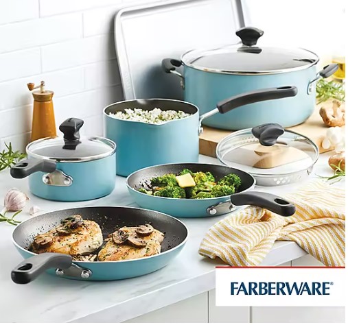 FARBERWARE 15-PC NON-STICK COOKWARE! 🇺🇸🇺🇸🇺🇸 GHS 1350 FREE DELIVERY!