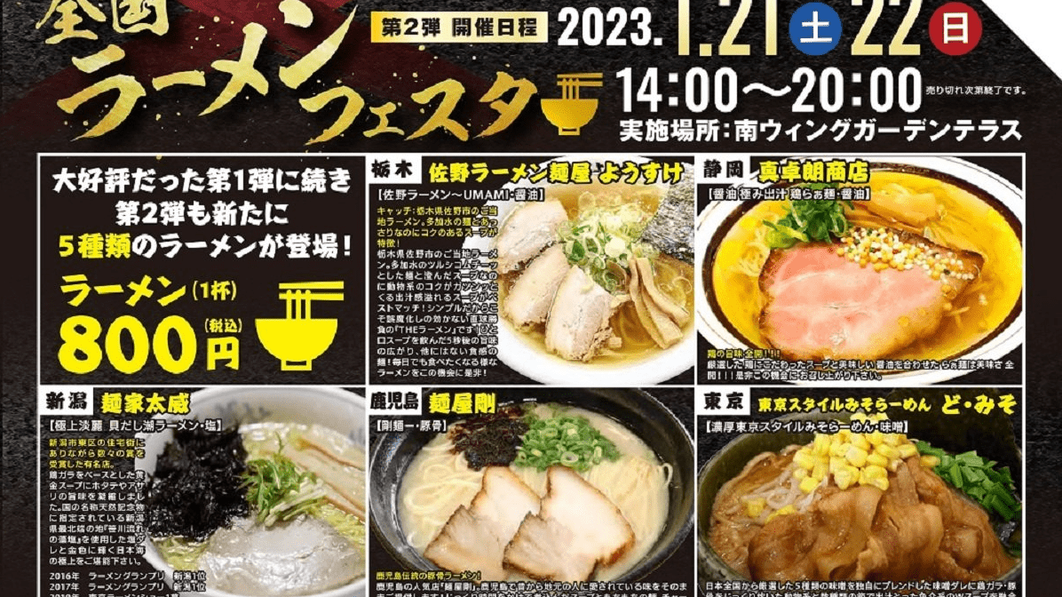 有名店が集結「全国ラーメンフェスタ」 21、22日にボートレース桐生で開催 群馬・みどり市 - 株式会社　上毛新聞社 / news.google.com/__i/rss/rd/art… #ラーメン #拉麺