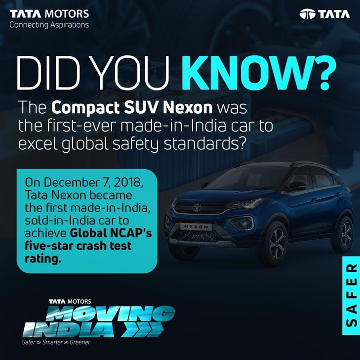 Tata Motors on Twitter "Tata Nexon became the first madeinIndia