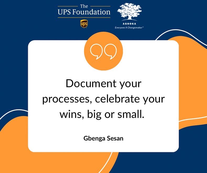 AshokaAfrica's tweet photo. Here are some nuggets from the session on Scaling by @gbengasesan 

#equity #SoEnt #deliveringwhatmatters #everyoneachangemaker https://t.co/oostCtAwdJ