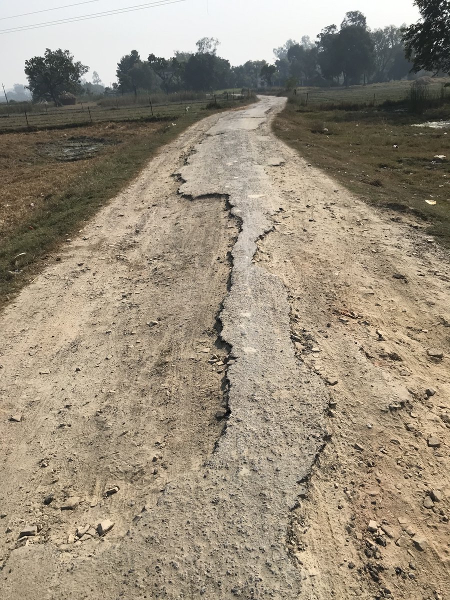 vrat_jai's tweet photo. @UPGovt @myogiadityanath  @DMjaunpur   @yadavakhilesh 
Dear Yogi ji! During India trip, it was painful to see the only road to my village has completely broken.
While I hear that BJP Govt working hard to improve roads, probably this one is unnoticed.

https://t.co/p3HxENDLdZ https://t.co/QwQuS5eIVQ