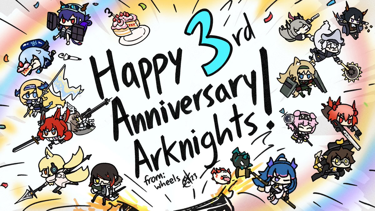 oh yeah happy birthday arknights en!! *hands you a handful of beans

#Arknights3rdAnniv #Messageinabottle #Arknights