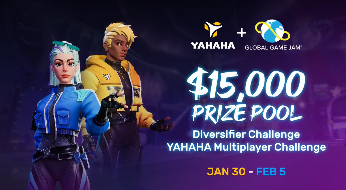 BinaryCoder's tweet image. Attention all🚨it is a time of the year for @globalgamejam! @YAHAHA are official sponsors for 2023! 

This year we will be giving out $15000 🤯 in a prize pool! For more Info check below👇

yahaha.com/events/globalg…

#indiedev #gamedevs #win #games #developers #gamedevelopment #3D