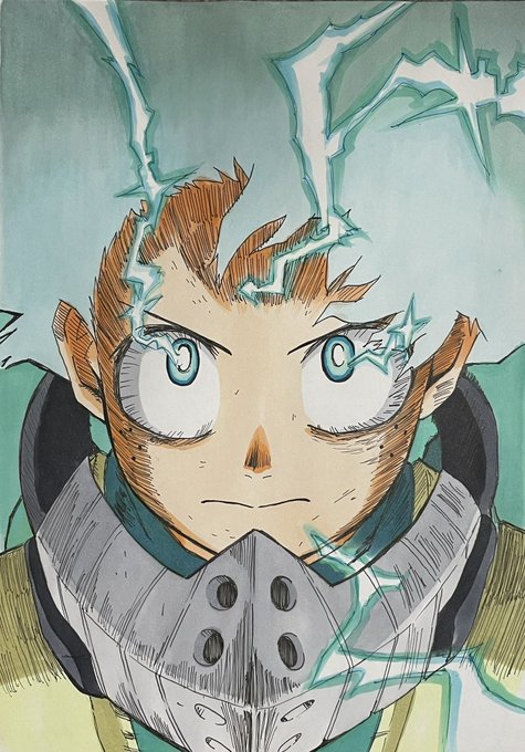 デク#ヒロアカ #模写  