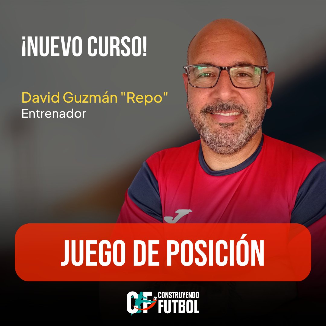 ⚽ Curso: JUEGO DE POSICION

💻 Me complace presentaros el curso que he creado con <a href="/construyefutbol/">Orientación Académica Zenith Sports</a>
En él ahondo en el desarrollo del modelo de juego instaurado en clubs como Barça o M. City
Si amas el juego ESTE ES TU CURSO 

🌐 10% de descuento:REPO10CF
construyendofutbol.com/cursos/curso-j…