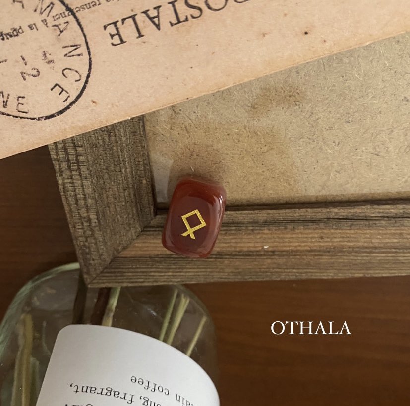 sio_crystal's tweet photo. ᛟ-歐瑟拉【OTHALA】家庭

作為護身符給你擁有🙌🏻

家庭這個符文，
通常代表「擁有」的事物，如家宅、家人，與親人有關的財富等。💰

家庭符文也能吸引來，
如家人一般親近、關係密切的人。🏠

#盧恩符石 #盧恩 #盧恩符文 #盧恩符文占卜 #盧恩澤教練 https://t.co/2w9spfyCLG