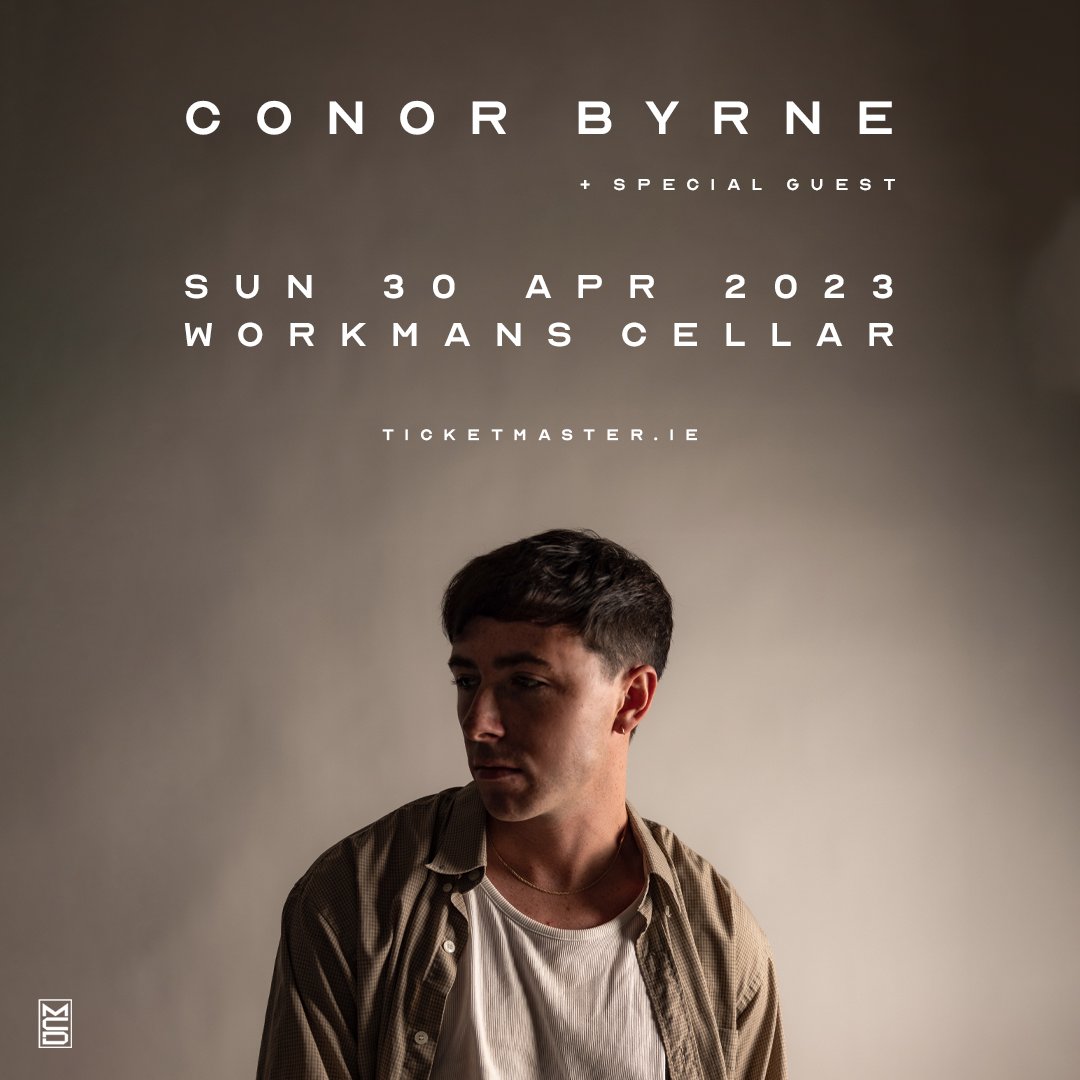 ✨ Rising Irish star <a href="/conorbyrne/">Conor Byrne</a> has announced a headline show at Workmans Cellar on 30th April💫 Tickets go on sale this Friday at 10am🎟️