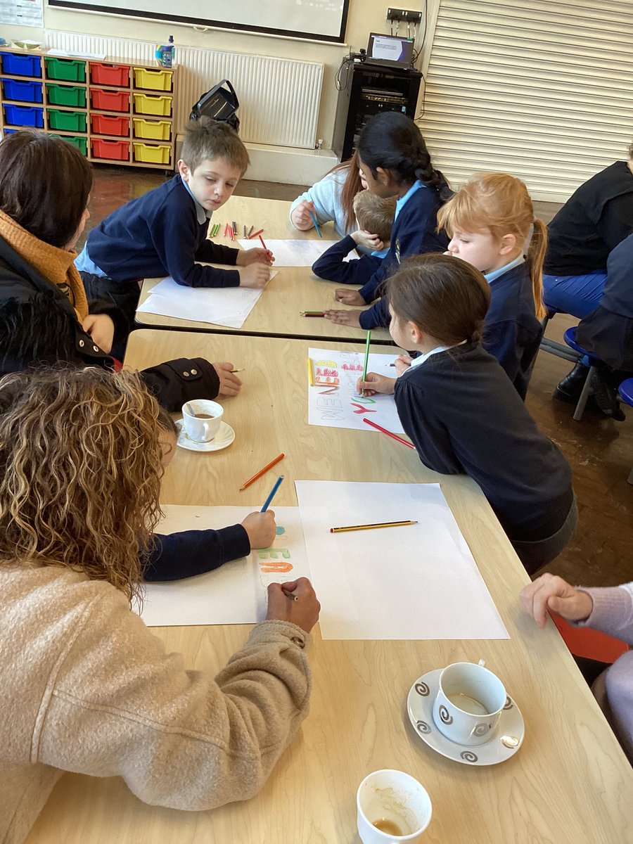 OurLadysCP's tweet photo. Year 1 Inspire workshop, the children spoke about our class pledge and designed posters with their grown ups to help us be Missionary disciples! 🙏🌟 @OurLadyandAllS1 #CatholicLife #CST #MissionaryDisciples #RightsAndResponsibilities #InspireWorkshop https://t.co/RsYIdesriz