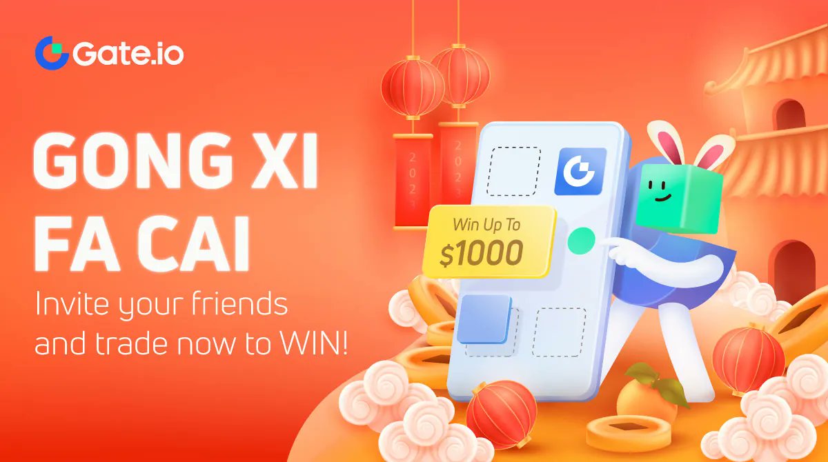Gate.io (@gate_io) on Twitter photo 🐇 Gate.io Lucky Year of the Rabbit | Win Up to $1,000 Reward
Invite & trade now to get lucky this year!
1️⃣ Follow @gate_io and <a href="/Gateio_Mascots/">Gatsby and Blocky</a>
2️⃣ Like, RT & @ friends
3️⃣ Participate👉 gleam.io/4Y7B0/lucky-ye…
Read More: gate.io/article/29386
#Giveaway 🐇 Gate.io Lucky Year of the Rabbit | Win Up to $1,000 Reward
Invite & trade now to get lucky this year!
1️⃣ Follow @gate_io and <a href="/Gateio_Mascots/">Gatsby and Blocky</a>
2️⃣ Like, RT & @ friends
3️⃣ Participate👉 gleam.io/4Y7B0/lucky-ye…
Read More: gate.io/article/29386
#Giveaway
