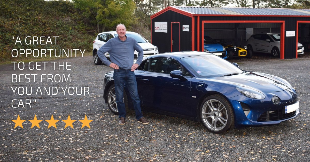 CATDT's tweet image. &quot;...Paul is very confidence inspiring, encouraging you to experience the limits of your car&apos;s grip under braking and cornering... &quot;

GK took the Road Advanced Performance course. Find out more at catdrivertraining.co.uk

#PerformanceDriving #CarConfidence 1/2